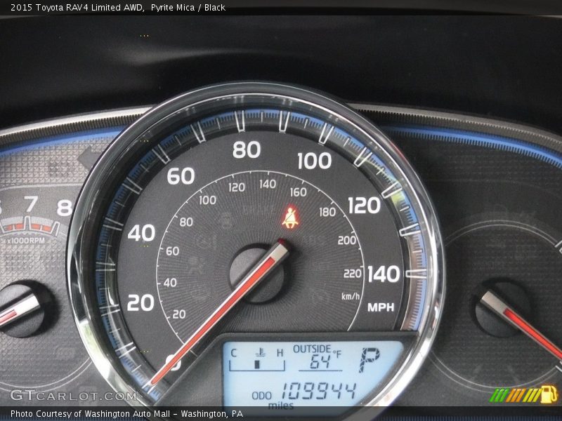 Pyrite Mica / Black 2015 Toyota RAV4 Limited AWD