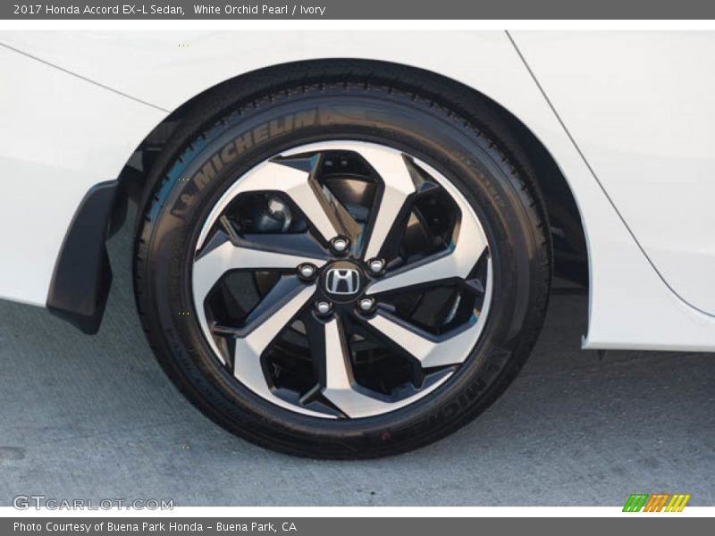 White Orchid Pearl / Ivory 2017 Honda Accord EX-L Sedan