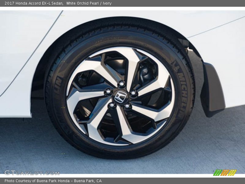 White Orchid Pearl / Ivory 2017 Honda Accord EX-L Sedan