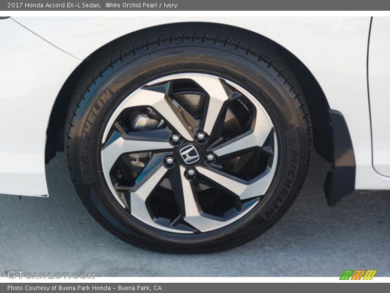 White Orchid Pearl / Ivory 2017 Honda Accord EX-L Sedan