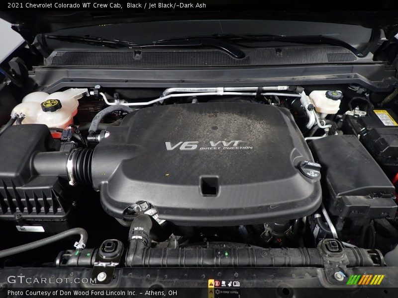 Black / Jet Black/­Dark Ash 2021 Chevrolet Colorado WT Crew Cab