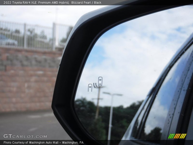 Blizzard Pearl / Black 2022 Toyota RAV4 XLE  Premium AWD Hybrid