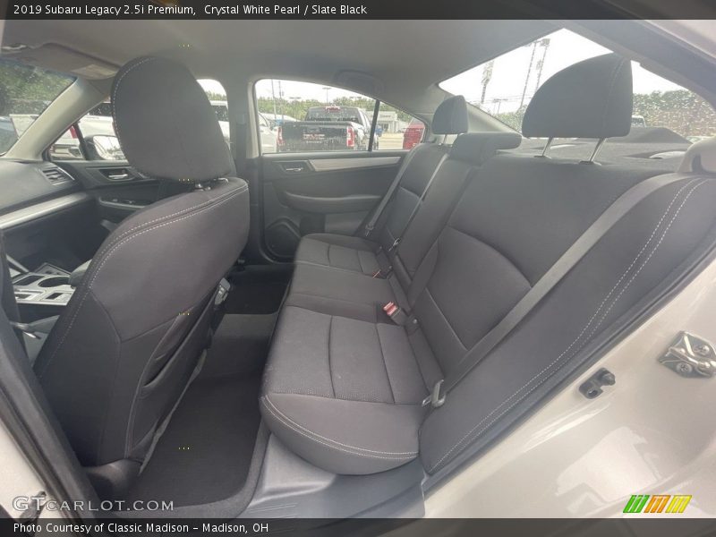 Crystal White Pearl / Slate Black 2019 Subaru Legacy 2.5i Premium