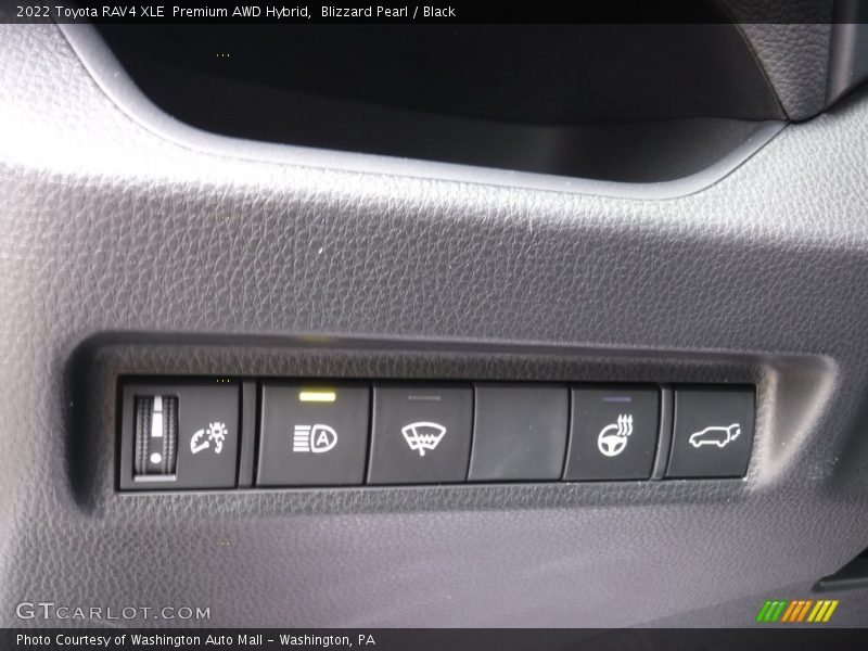 Blizzard Pearl / Black 2022 Toyota RAV4 XLE  Premium AWD Hybrid