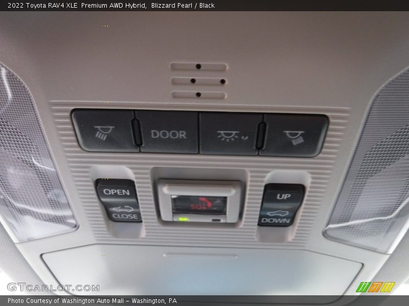 Blizzard Pearl / Black 2022 Toyota RAV4 XLE  Premium AWD Hybrid
