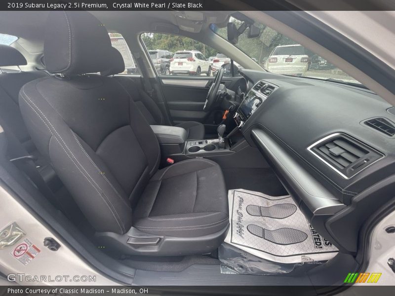 Crystal White Pearl / Slate Black 2019 Subaru Legacy 2.5i Premium