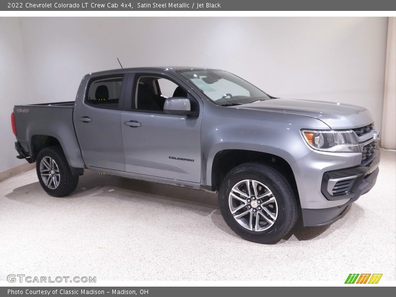 Satin Steel Metallic / Jet Black 2022 Chevrolet Colorado LT Crew Cab 4x4