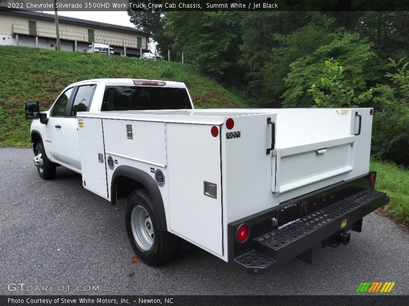 Summit White / Jet Black 2022 Chevrolet Silverado 3500HD Work Truck Crew Cab Chassis