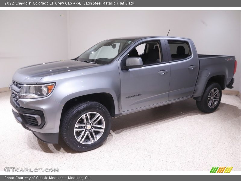Satin Steel Metallic / Jet Black 2022 Chevrolet Colorado LT Crew Cab 4x4