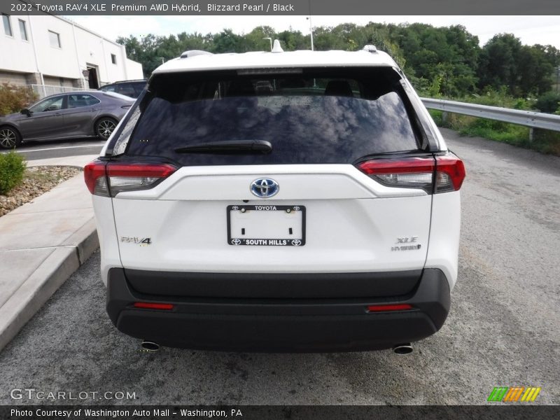 Blizzard Pearl / Black 2022 Toyota RAV4 XLE  Premium AWD Hybrid