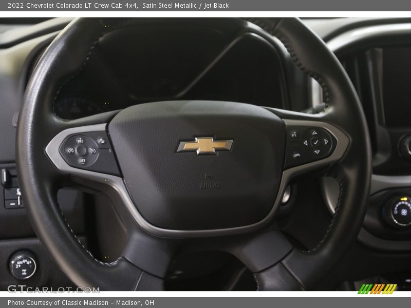 Satin Steel Metallic / Jet Black 2022 Chevrolet Colorado LT Crew Cab 4x4