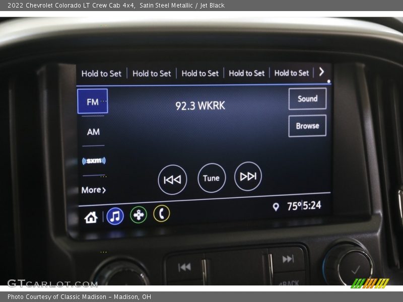 Satin Steel Metallic / Jet Black 2022 Chevrolet Colorado LT Crew Cab 4x4