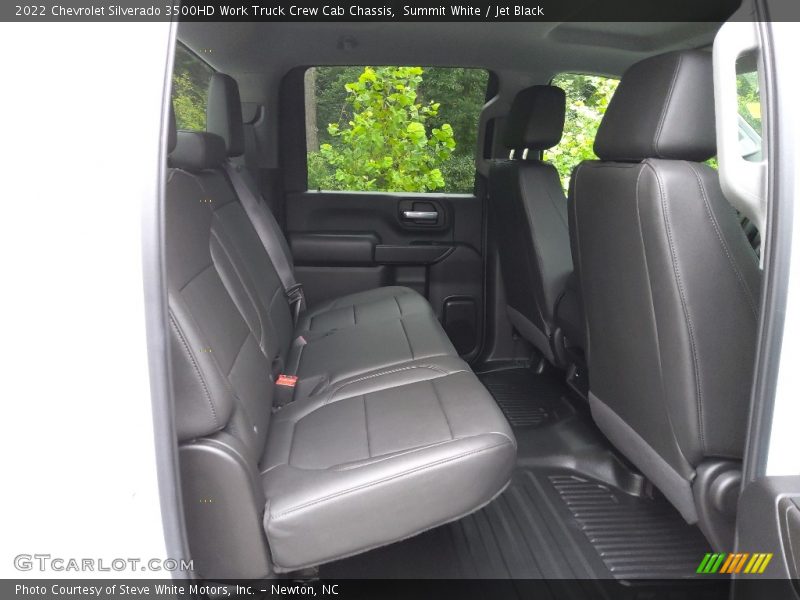 Rear Seat of 2022 Silverado 3500HD Work Truck Crew Cab Chassis
