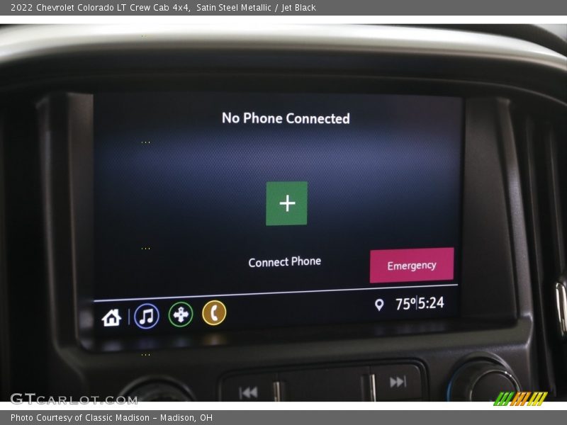 Satin Steel Metallic / Jet Black 2022 Chevrolet Colorado LT Crew Cab 4x4