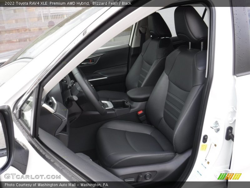 Blizzard Pearl / Black 2022 Toyota RAV4 XLE  Premium AWD Hybrid
