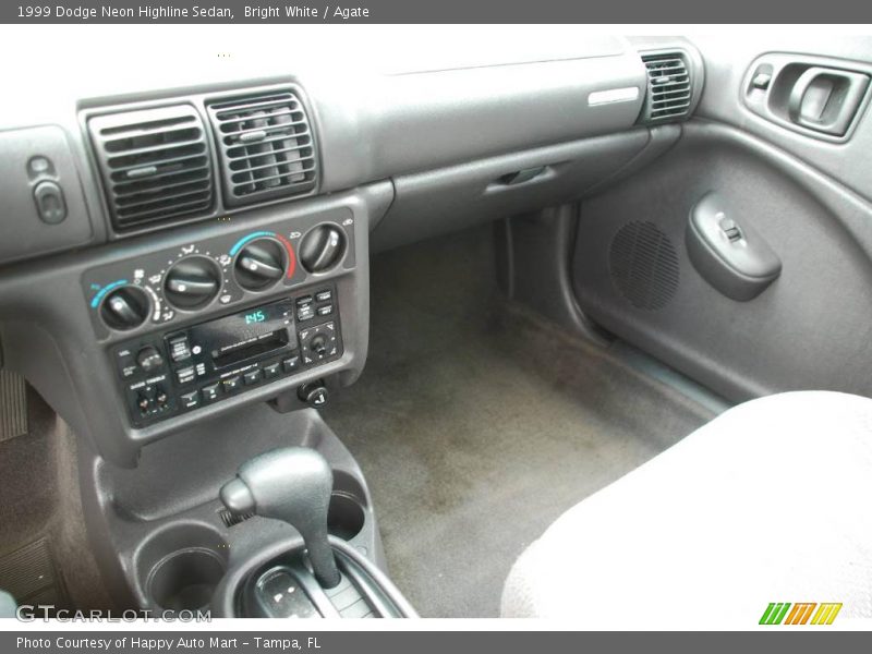 Bright White / Agate 1999 Dodge Neon Highline Sedan