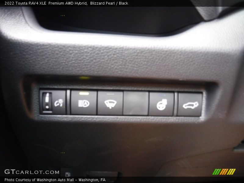 Blizzard Pearl / Black 2022 Toyota RAV4 XLE  Premium AWD Hybrid