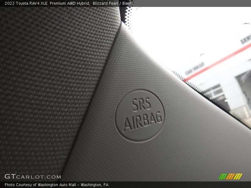 Blizzard Pearl / Black 2022 Toyota RAV4 XLE  Premium AWD Hybrid