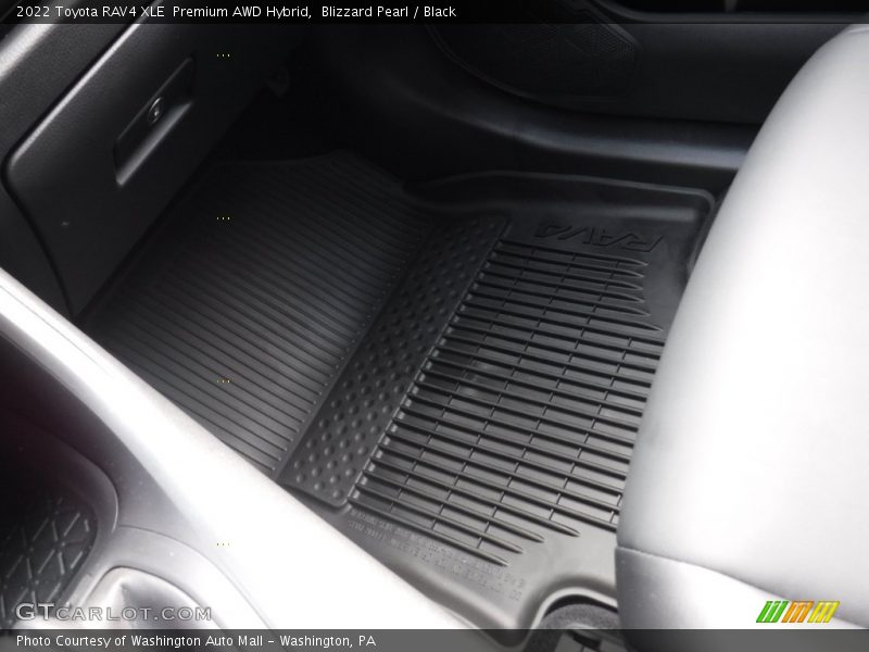 Blizzard Pearl / Black 2022 Toyota RAV4 XLE  Premium AWD Hybrid