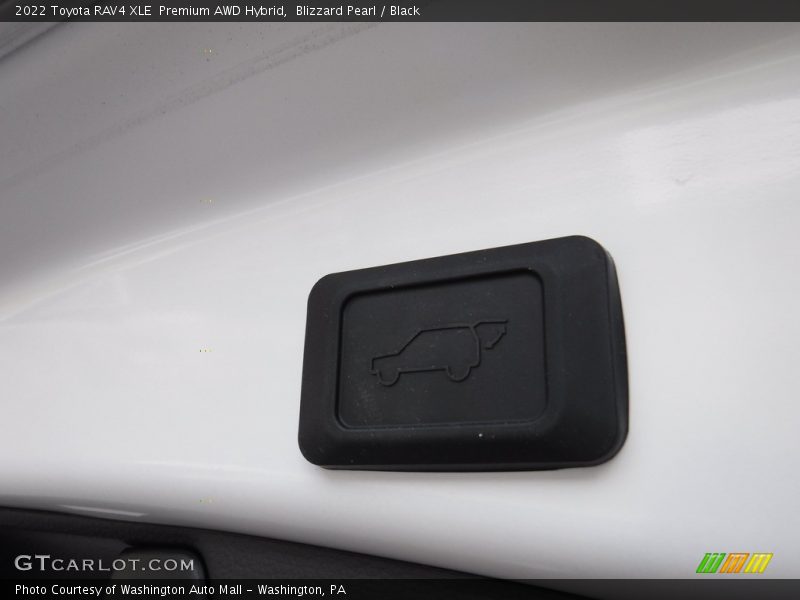 Blizzard Pearl / Black 2022 Toyota RAV4 XLE  Premium AWD Hybrid
