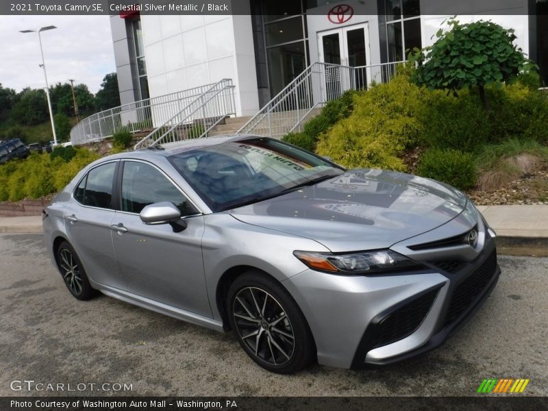 Celestial Silver Metallic / Black 2021 Toyota Camry SE