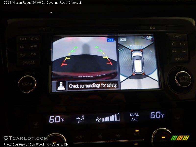 Cayenne Red / Charcoal 2015 Nissan Rogue SV AWD
