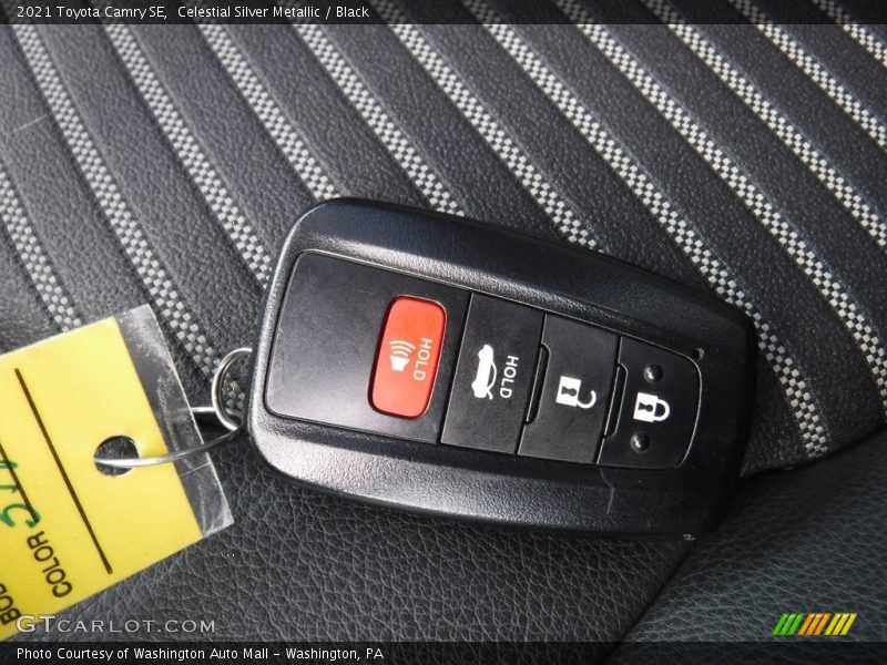 Celestial Silver Metallic / Black 2021 Toyota Camry SE