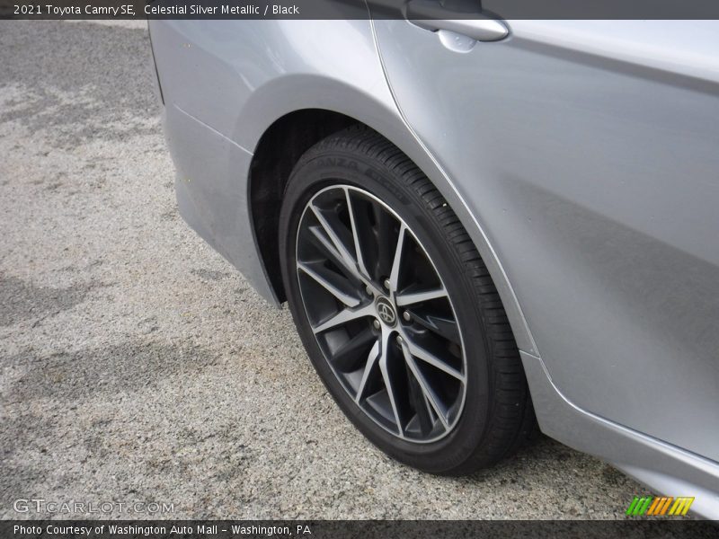Celestial Silver Metallic / Black 2021 Toyota Camry SE