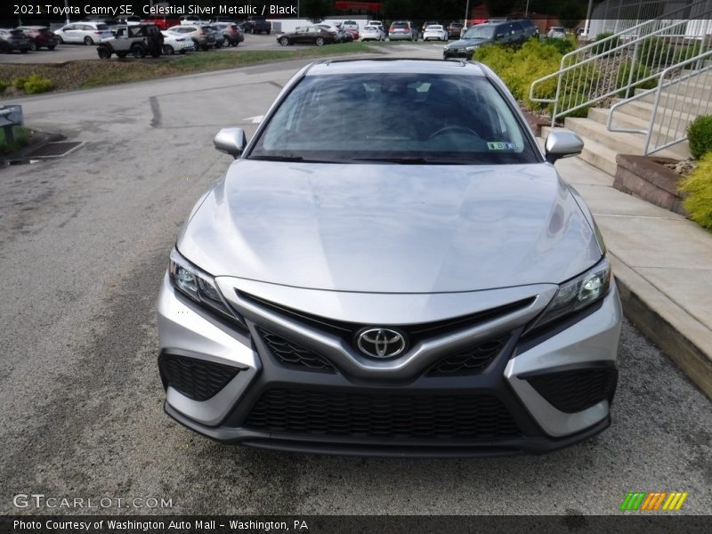 Celestial Silver Metallic / Black 2021 Toyota Camry SE