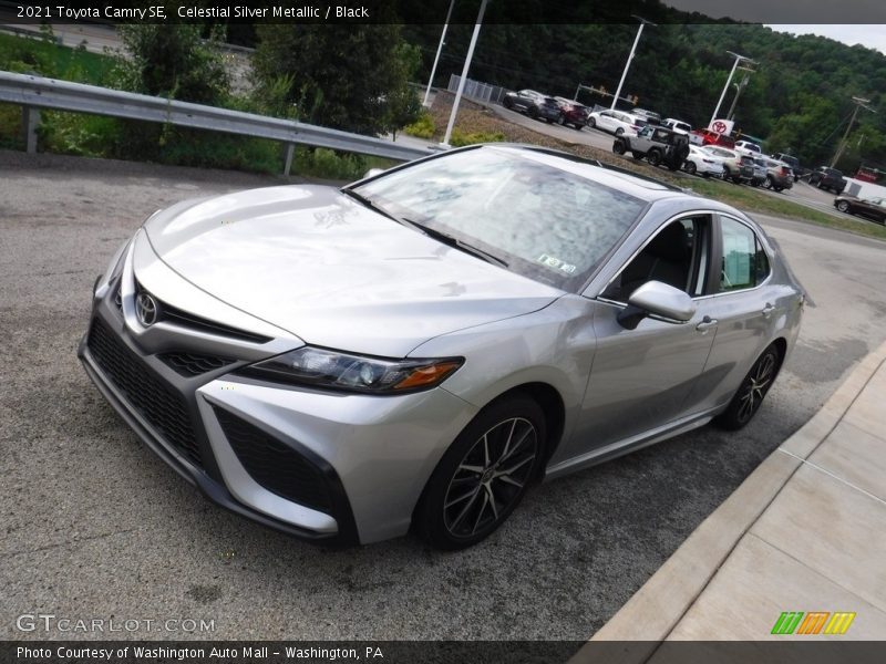 Celestial Silver Metallic / Black 2021 Toyota Camry SE