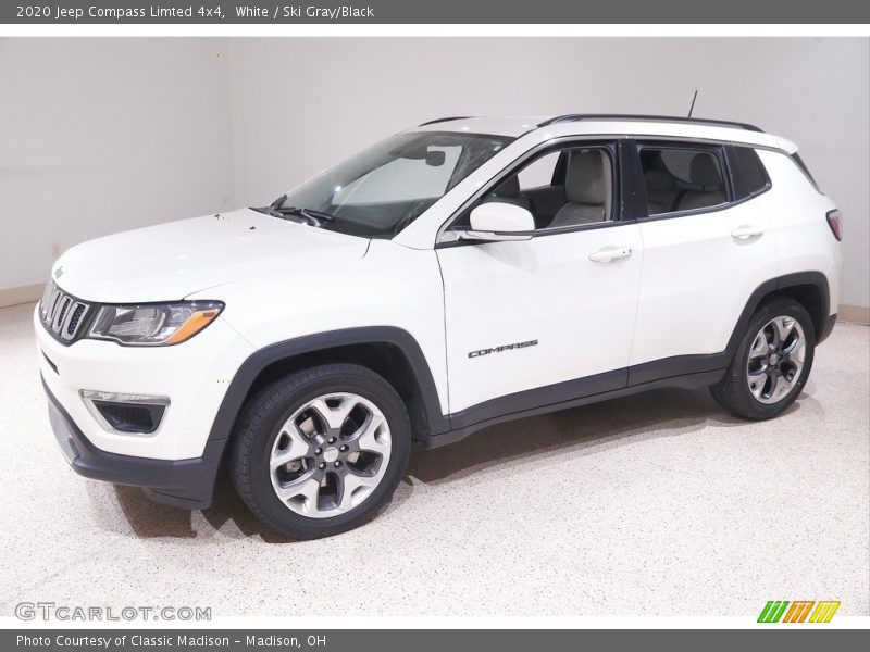 White / Ski Gray/Black 2020 Jeep Compass Limted 4x4