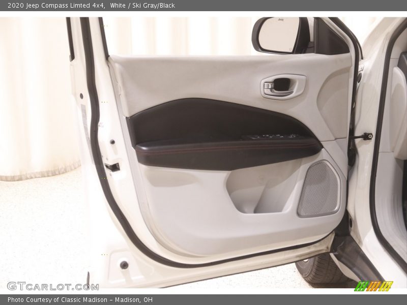 White / Ski Gray/Black 2020 Jeep Compass Limted 4x4