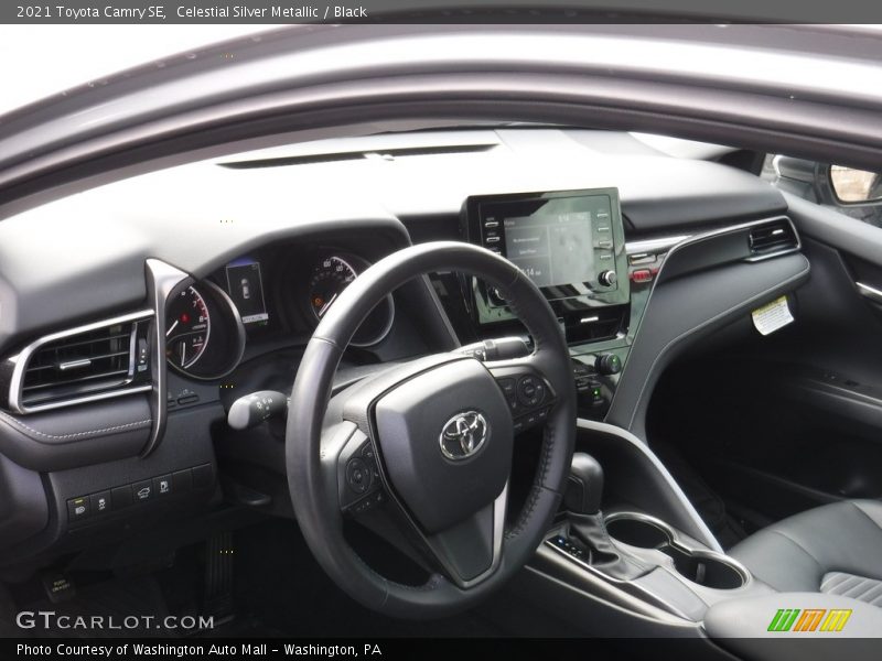 Celestial Silver Metallic / Black 2021 Toyota Camry SE