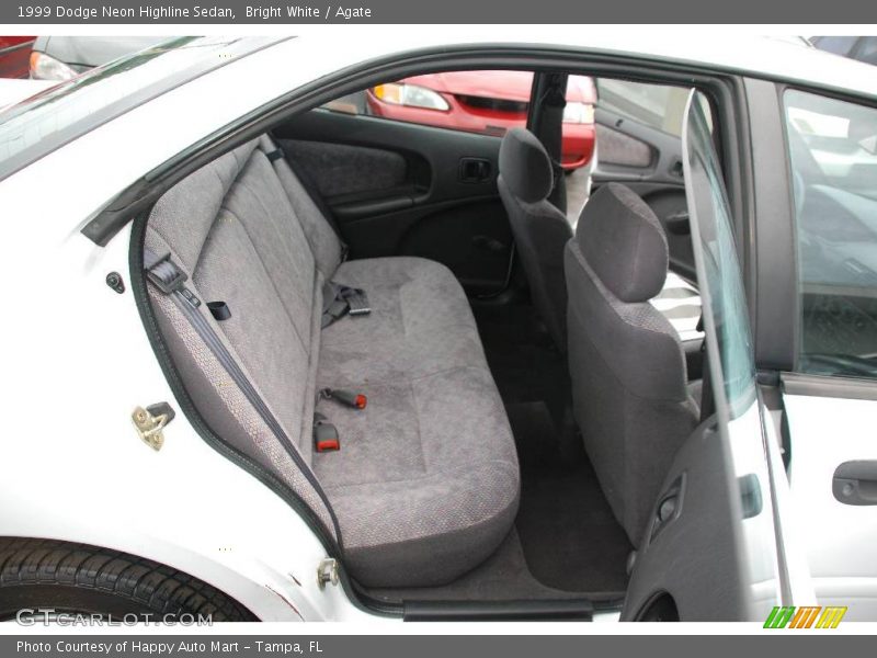 Bright White / Agate 1999 Dodge Neon Highline Sedan