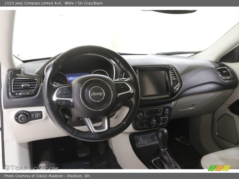 White / Ski Gray/Black 2020 Jeep Compass Limted 4x4