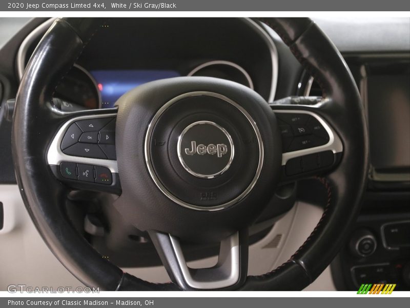 White / Ski Gray/Black 2020 Jeep Compass Limted 4x4