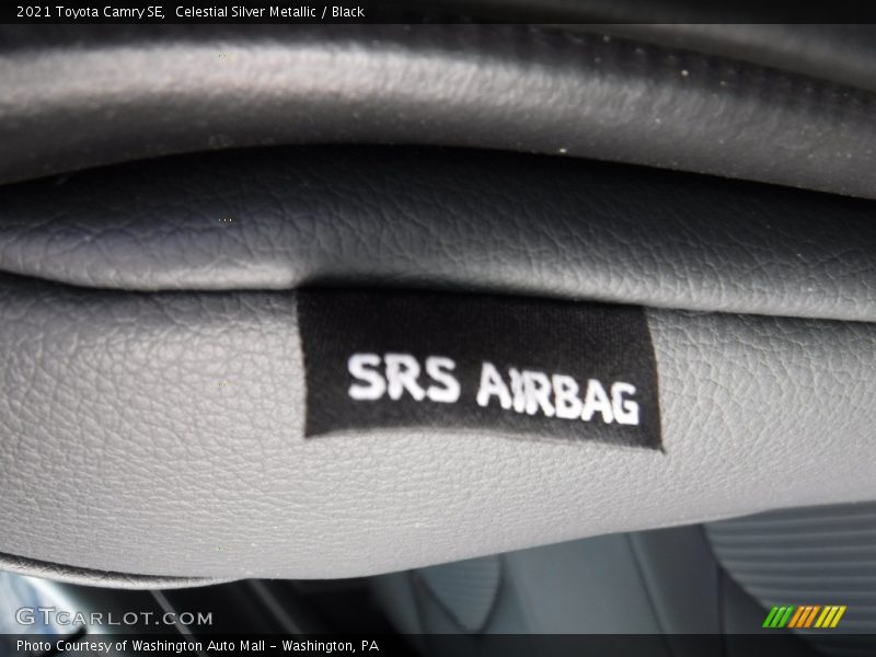 Celestial Silver Metallic / Black 2021 Toyota Camry SE