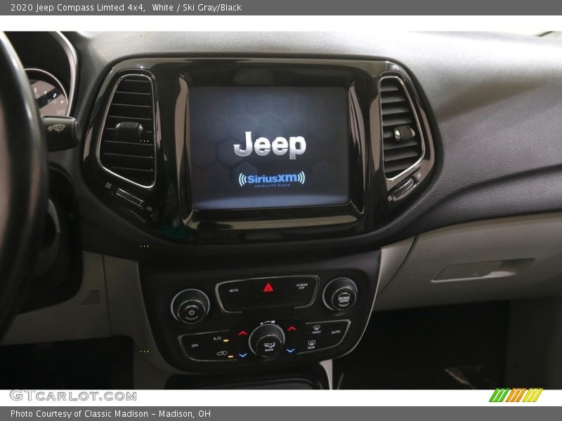 White / Ski Gray/Black 2020 Jeep Compass Limted 4x4