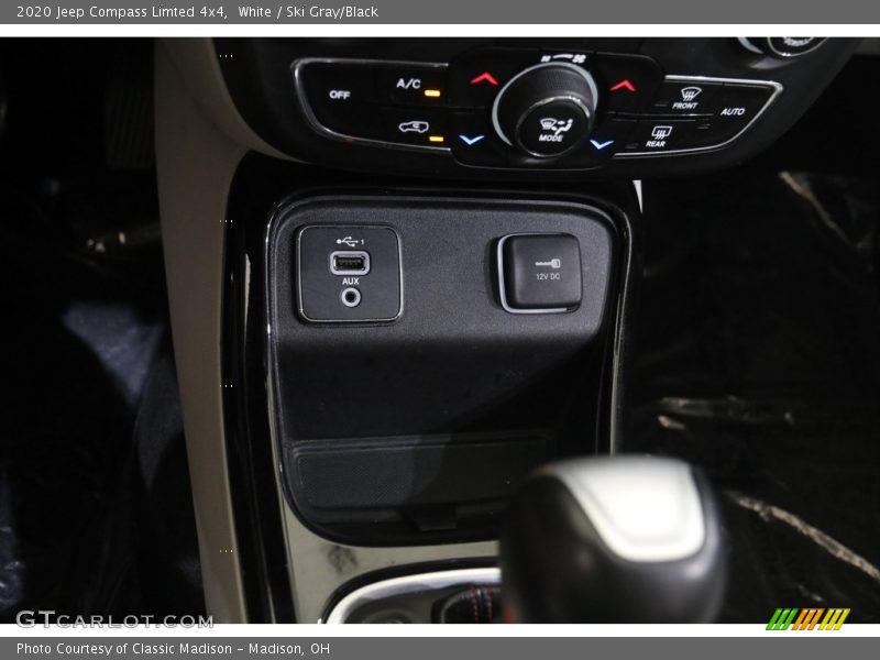 White / Ski Gray/Black 2020 Jeep Compass Limted 4x4