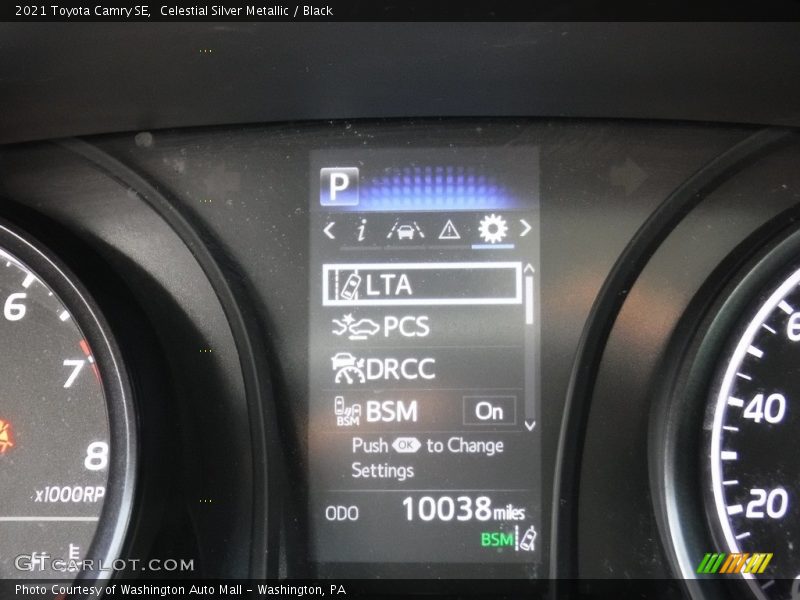 Celestial Silver Metallic / Black 2021 Toyota Camry SE