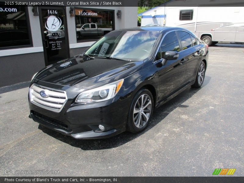 Crystal Black Silica / Slate Black 2015 Subaru Legacy 2.5i Limited