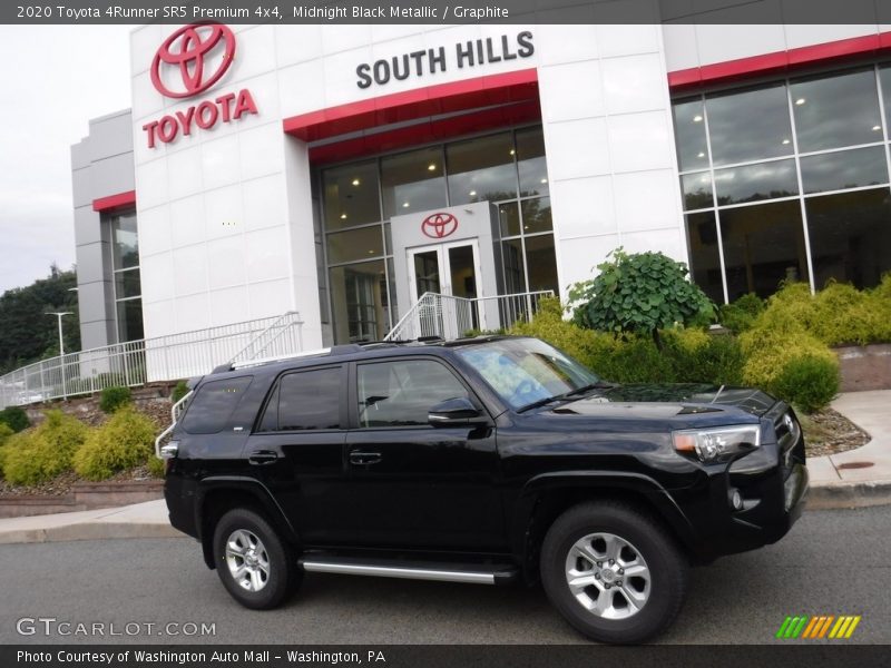 Midnight Black Metallic / Graphite 2020 Toyota 4Runner SR5 Premium 4x4