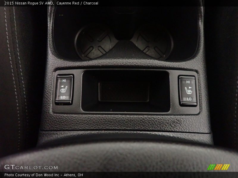Cayenne Red / Charcoal 2015 Nissan Rogue SV AWD