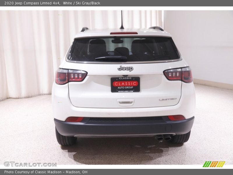White / Ski Gray/Black 2020 Jeep Compass Limted 4x4