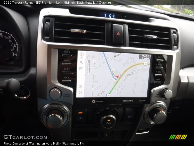 Midnight Black Metallic / Graphite 2020 Toyota 4Runner SR5 Premium 4x4