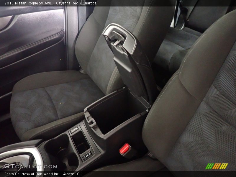 Cayenne Red / Charcoal 2015 Nissan Rogue SV AWD