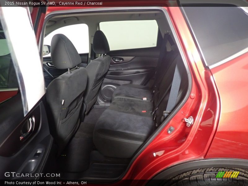 Cayenne Red / Charcoal 2015 Nissan Rogue SV AWD