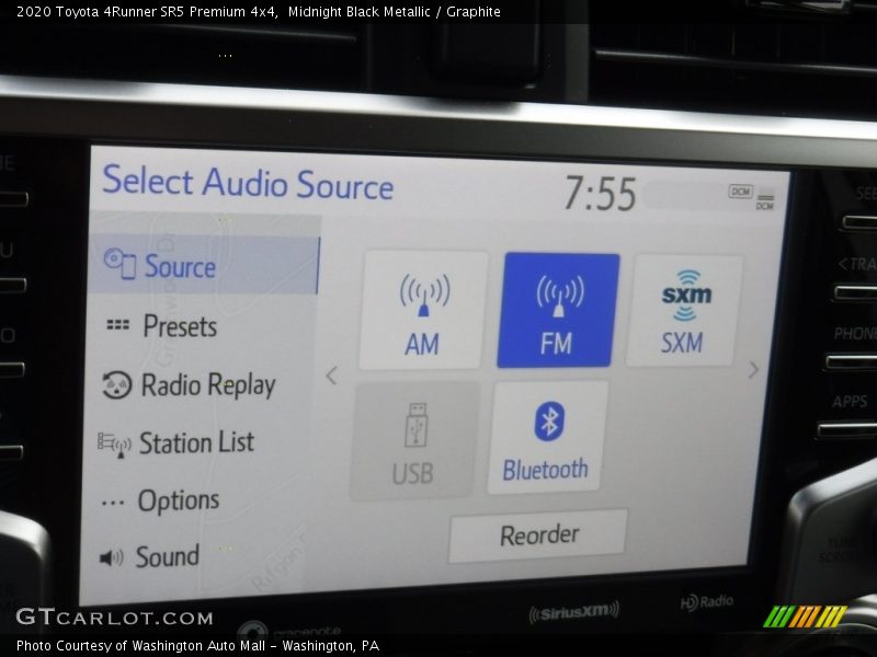 Midnight Black Metallic / Graphite 2020 Toyota 4Runner SR5 Premium 4x4