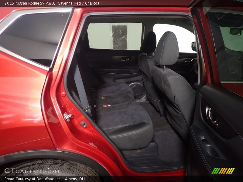 Cayenne Red / Charcoal 2015 Nissan Rogue SV AWD
