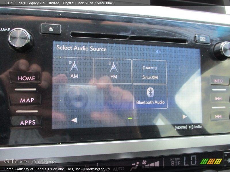 Crystal Black Silica / Slate Black 2015 Subaru Legacy 2.5i Limited